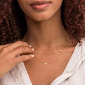 Dainty Gold Star Necklace